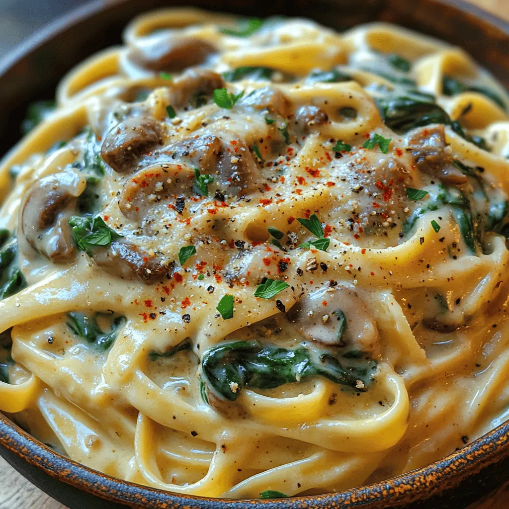 Die cremige Spinat-Pilz-Pasta ist ein köstliches und einfach zuzubereitendes Gericht, das sowohl Vegetarier als auch Pasta-Liebhaber begeistert. Mit einer Kombination aus frischem Spinat, zarten Champignons und einer reichhaltigen Sahnesauce ist dieses Rezept nicht nur schmackhaft, sondern auch nahrhaft. Es vereint die Aromen der Natur und bietet eine hervorragende Möglichkeit, frisches Gemüse in die tägliche Ernährung zu integrieren. In der italienischen Küche spielt Pasta eine zentrale Rolle, und dieses Gericht ist ein wunderbares Beispiel für die Vielseitigkeit und den Reichtum dieser kulinarischen Tradition.