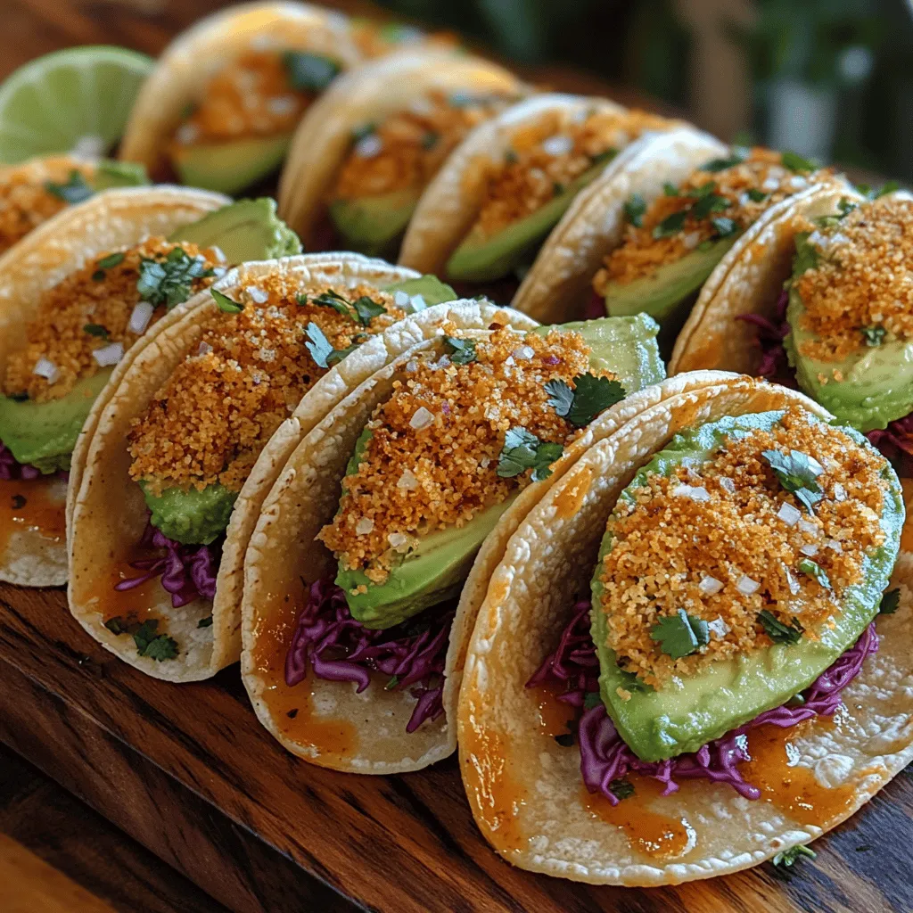 Avocados sind nicht nur ein Trendfood, sie sind auch unglaublich vielseitig und gesund. Diese cremigen, nährstoffreichen Früchte haben in den letzten Jahren in der Welt der Gastronomie enorm an Popularität gewonnen. Von Guacamole über Salate bis hin zu Smoothies – es gibt zahlreiche Möglichkeiten, Avocados in unsere Ernährung einzubauen. Doch heute möchten wir Ihnen ein ganz besonderes Rezept vorstellen: Crispy Panko Avocado Tacos. Diese Tacos sind nicht nur geschmacklich ein Hochgenuss, sie bieten auch eine interessante Textur durch die knusprigen Panko-Brösel, die die Avocado umhüllen.