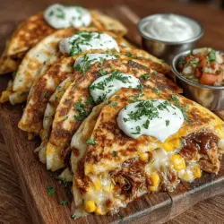 Entdecken Sie die perfekte Fusion aus köstlichem Hühnchen, geschmolzenem Käse und rauchiger BBQ-Note – diese gegrillten BBQ-Hühnchen-Quesadillas sind der ultimative Genuss für jede Gelegenheit! Ob für ein schnelles Abendessen unter der Woche oder als Highlight für Ihre nächste Grillparty, diese Quesadillas kombinieren einfache Zutaten mit einem unverwechselbaren Geschmack, der Ihre Familie und Freunde begeistern wird.