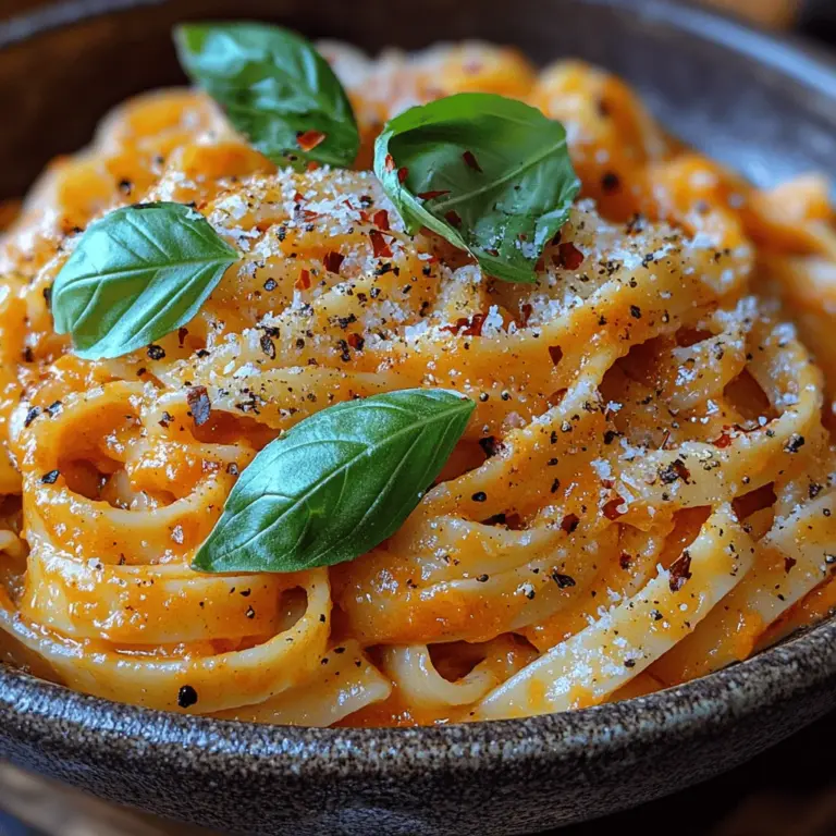 Willkommen in der köstlichen Welt der italienischen Küche! Heute stellen wir Ihnen ein Gericht vor, das nicht nur geschmacklich überzeugt, sondern auch einfach zuzubereiten ist: cremige Pasta mit gerösteten roten Paprika. Dieses Rezept verbindet die süße Note der gerösteten Paprika mit der Cremigkeit der Sauce und dem herzhaften Geschmack von Parmesan. Es eignet sich perfekt für ein schnelles Abendessen oder ein besonderes Familientreffen.
