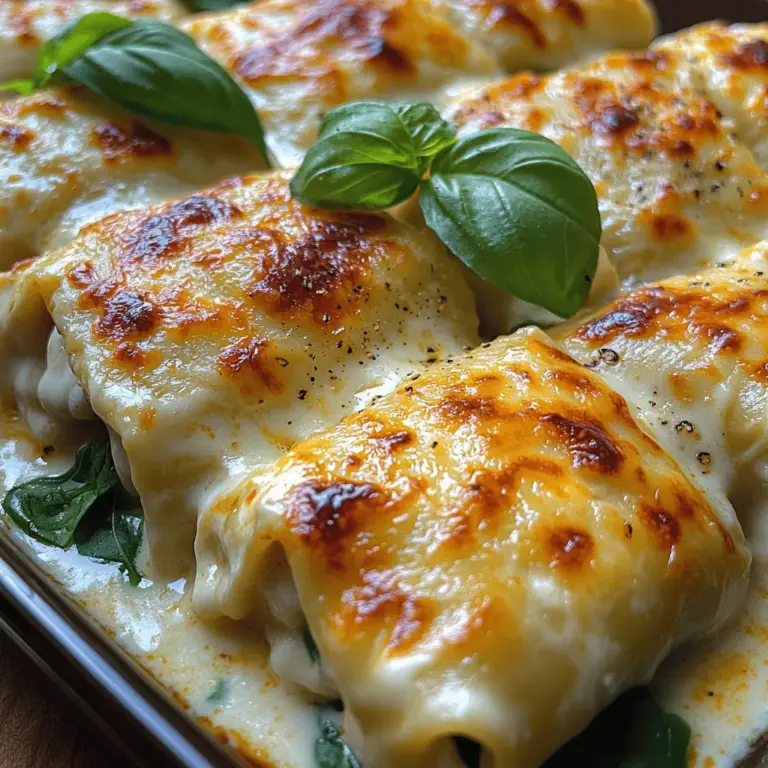 Die italienische Küche ist bekannt für ihre Vielfalt und ihre reichen Aromen, und eines der beliebtesten Gerichte ist zweifellos die Lasagne. Diese köstliche Speise hat sich über die Jahre hinweg als fester Bestandteil der italienischen Gastronomie etabliert und erfreut sich weltweit großer Beliebtheit. Die cremigen Hähnchen Alfredo Lasagne-Rollen, die wir Ihnen heute vorstellen möchten, sind eine moderne Abwandlung des klassischen Rezepts, die Ihnen den authentischen italienischen Geschmack direkt nach Hause bringt.