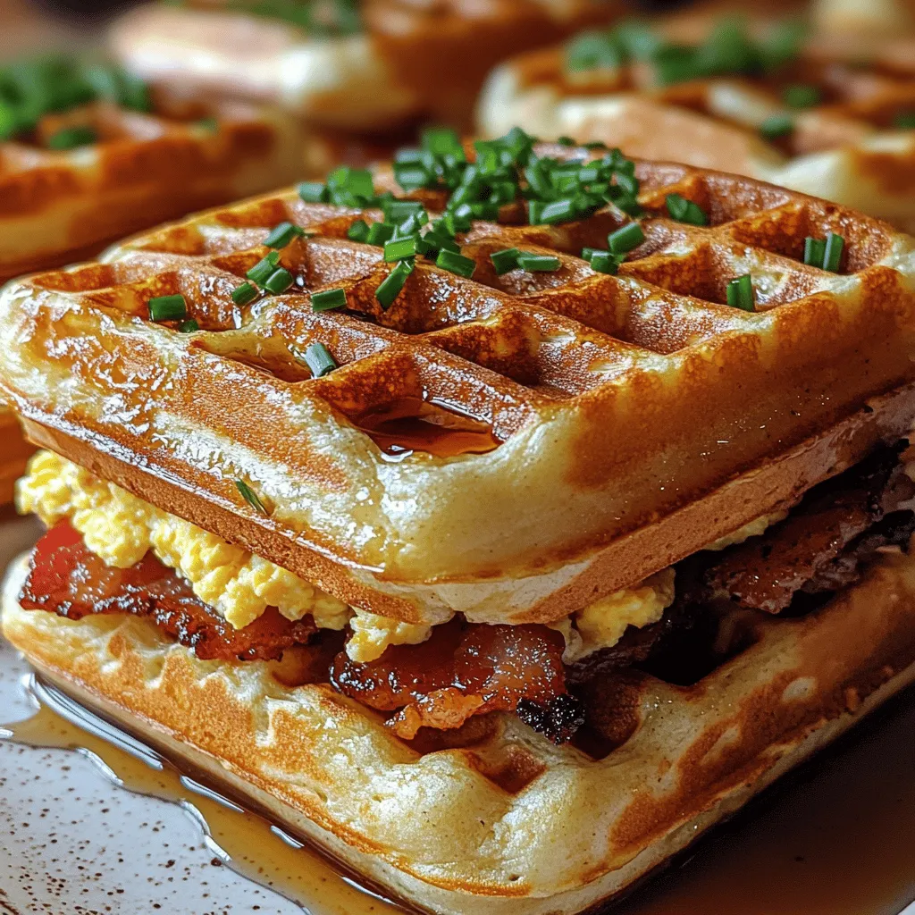 Die Goldene Buttermilch-Waffel-Frühstücks-Slider sind eine köstliche und kreative Art, das Frühstück zu genießen. Diese kleinen Waffeln, gefüllt mit Rührei und knusprigem Bacon, sind nicht nur ein Genuss für den Gaumen, sondern auch ein wahrer Blickfang auf jedem Frühstückstisch. Ob für ein entspanntes Wochenende oder einen besonderen Anlass – diese Slider sind die perfekte Kombination aus süß und herzhaft und garantieren, dass alle Gäste begeistert sein werden.