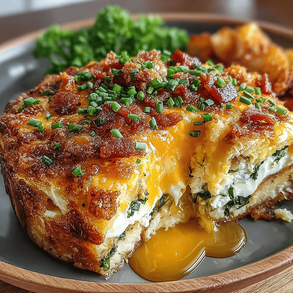 Der herzhafte Frühstücks-Croissant-Auflauf ist das ideale Gericht für alle, die ihren Morgen mit einem köstlichen, nahrhaften Frühstück beginnen möchten. Dieses Rezept vereint die buttrigen, luftigen Texturen von Croissants mit einer cremigen Eiermasse und herzhaften Zutaten zu einem Auflauf, der sowohl sättigend als auch geschmackvoll ist. Perfekt für Familienfrühstücke oder Brunch-Partys, bringt dieser Auflauf nicht nur Gaumenfreuden, sondern auch eine Vielzahl von Aromen auf den Tisch.