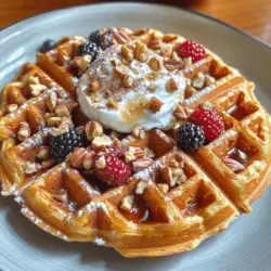 Wenn der Herbst naht und die Blätter sich in leuchtenden Farben färben, gibt es nichts Besseres, als die warmen, einladenden Aromen von Kürbisgewürz zu genießen. Das Rezept für Pumpkin Spice Waffles ist nicht nur ein Genuss für den Gaumen, sondern auch ein Fest für die Sinne. Diese Waffeln sind die perfekte Kombination aus fluffiger Textur und dem aromatischen Geschmack von Kürbis und Gewürzen, die uns an die gemütlichen Tage der Herbstsaison erinnern.