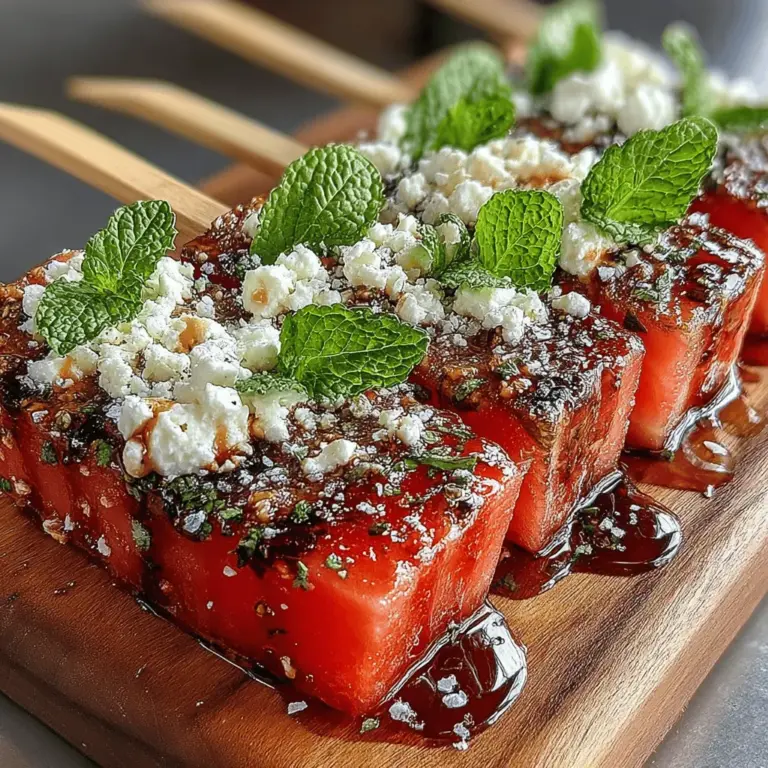 Die Kombination aus Wassermelone und Feta-Käse hat in den letzten Jahren viel Aufmerksamkeit erregt. Diese Kombination ist nicht nur lecker, sondern auch gesund, da sie reich an Vitaminen und Mineralstoffen ist. Wassermelonen sind eine hervorragende Quelle für Hydratation und enthalten viele wichtige Nährstoffe, während Feta-Käse eine gute Proteinquelle ist. Darüber hinaus sind diese Spieße eine großartige Möglichkeit, frisches Obst und Gemüse in Ihre Ernährung zu integrieren.