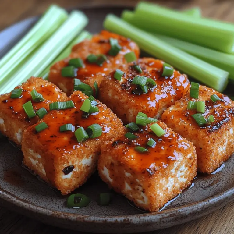 Wenn Sie auf der Suche nach einer schmackhaften, gesunden und zugleich kreativen Snack-Option sind, sind die knusprigen Buffalo-Tofu-Nuggets genau das Richtige für Sie. Diese köstlichen Nuggets bieten eine würzige, knusprige Textur, die perfekt geeignet ist, um Ihre nächste Party oder einen entspannten Abend zu bereichern. Tofu, oft als proteinreiche und vielseitige Zutat in der veganen und vegetarischen Küche geschätzt, wird hier in einem aufregenden neuen Licht präsentiert.