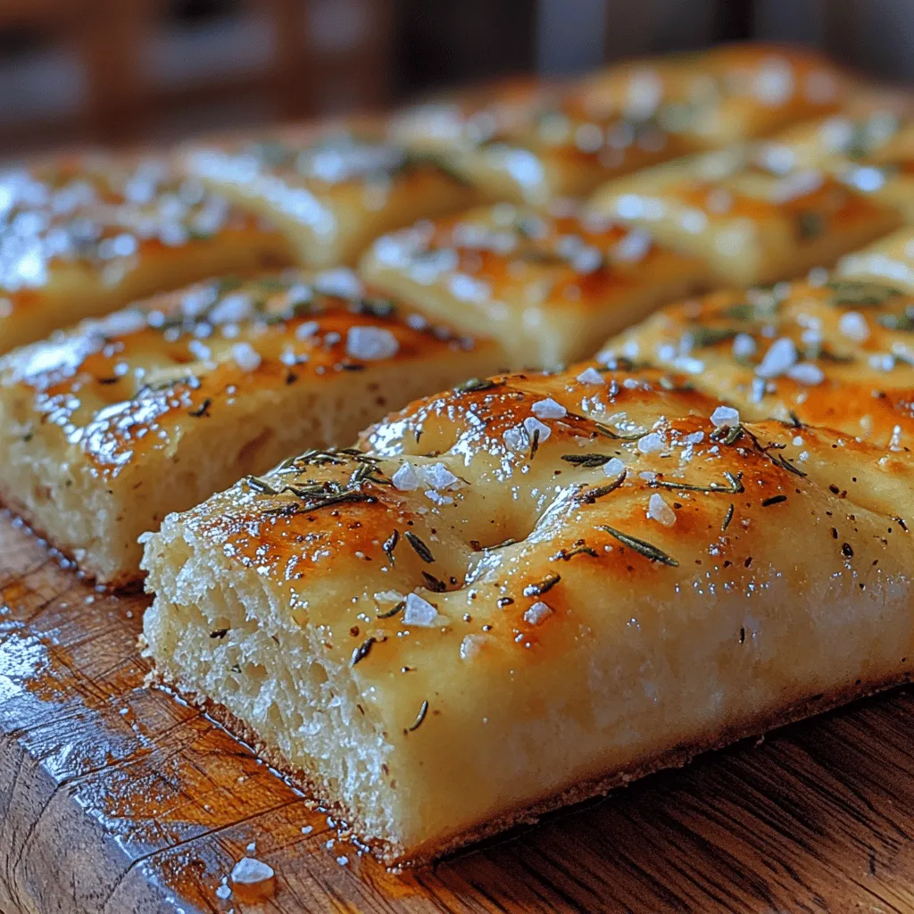 Focaccia ist ein klassisches italienisches Brot, das nicht nur durch seine weiche, luftige Textur besticht, sondern auch durch die Vielfalt an Aromen, die es ausstrahlt. Diese köstliche Spezialität hat ihre Wurzeln in der italienischen Küche und wird traditionell als Beilage zu vielen Gerichten serviert oder einfach mit Olivenöl und Balsamico zum Dippen gereicht. Die Rosmarin-Knoblauch-Variante ist besonders beliebt und bringt mit ihrem intensiven Aroma eine mediterrane Note auf jeden Tisch.