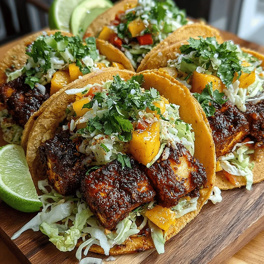 Tacos sind nicht nur ein Gericht; sie sind ein Erlebnis, das die Sinne anspricht und die Vorfreude auf jede Mahlzeit steigert. Insbesondere die tropischen Tofu-Tacos mit würzigem Mango-Slaw bringen einen Hauch exotischer Frische auf den Tisch. Diese kreative und gesunde Variante des klassischen Tacos kombiniert die zarten Aromen von gewürztem Tofu mit dem knackigen, süß-sauren Crunch eines frischen Mango-Slaws. Nicht nur Veganer und Vegetarier werden von diesem Gericht begeistert sein, sondern auch alle, die auf der Suche nach einer abwechslungsreichen und geschmackvollen Mahlzeit sind.