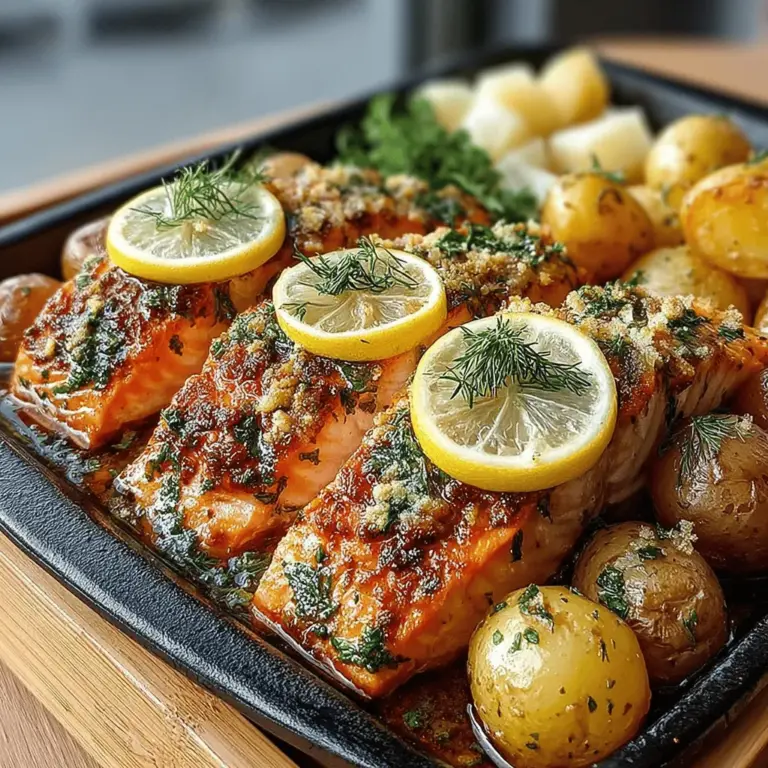 Willkommen zu einem Rezept, das nicht nur Ihre Geschmacksnerven verwöhnen wird, sondern auch in seiner Zubereitung schnell und unkompliziert ist: Zitronen-Dill-Roastlachs mit Baby-Kartoffeln. Dieses Gericht vereint die Frische des Meeres mit der herzhaften Note von gerösteten Kartoffeln und aromatischen Kräutern. Es ist perfekt für ein schnelles Abendessen unter der Woche oder für ein besonderes Wochenende, an dem Sie Ihre Gäste beeindrucken möchten.
