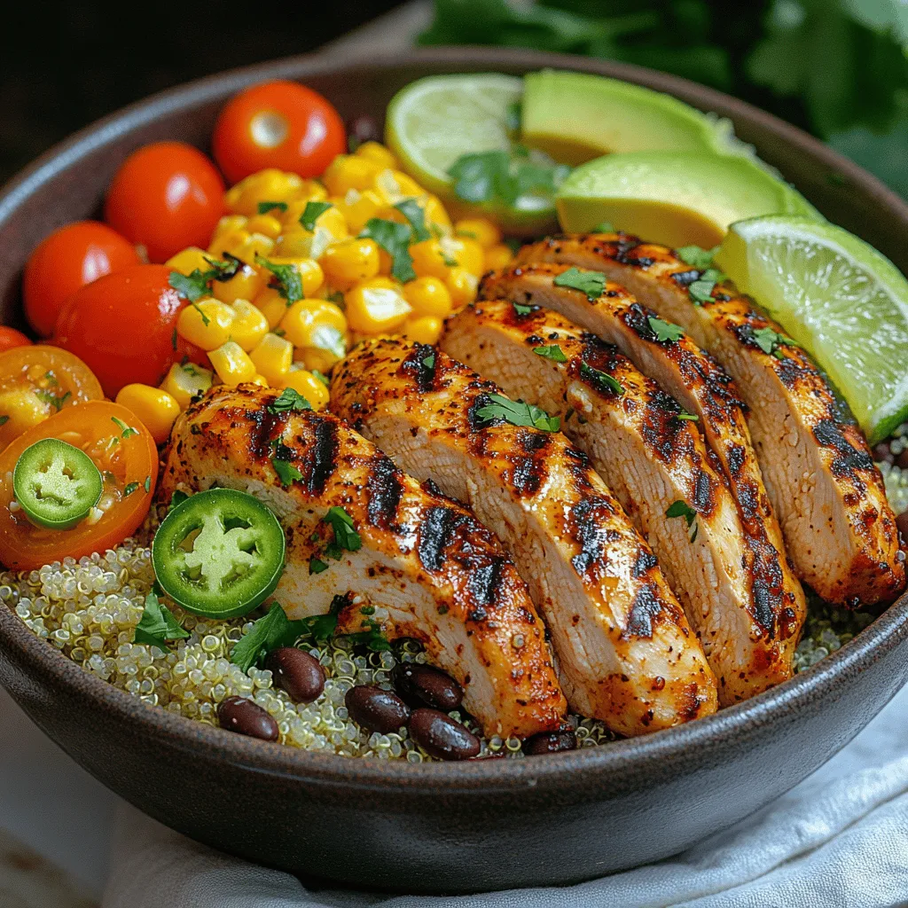 Wenn es um gesunde und schmackhafte Mahlzeiten geht, sind die Zesty Lime Chicken Bowls eine hervorragende Wahl. Dieses Gericht verbindet zarte Hähnchenbrustfilets mit einer spritzigen Limettenmarinade und einer bunten Auswahl an frischen Zutaten. Perfekt für ein Mittagessen oder ein schnelles Abendessen, bietet dieses Rezept nicht nur eine Explosion von Aromen, sondern ist auch nährstoffreich und sättigend.