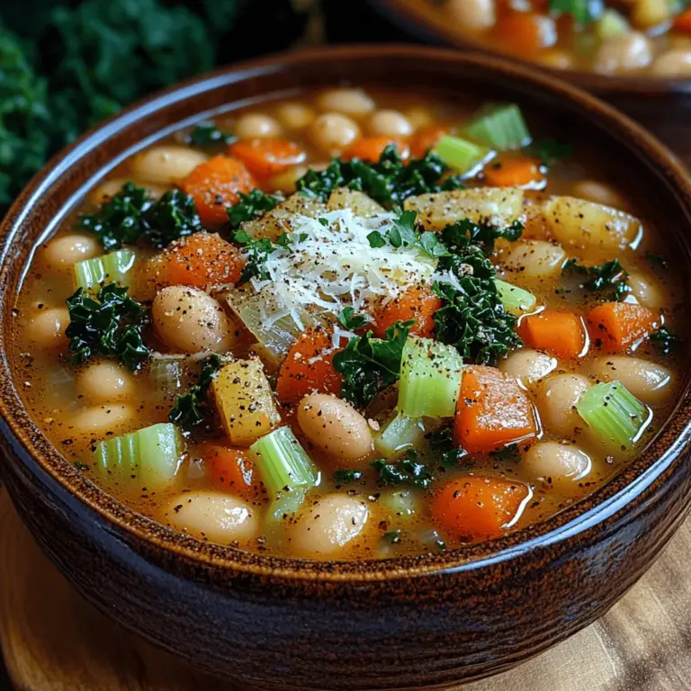 Die rustikale toskanische weiße Bohnen-Delikatesse, auch bekannt als "Zuppa di Fagioli," ist ein wahrhaftiges Fest für die Sinne und ein wunderbares Beispiel für die herzliche und bodenständige italienische Küche. Dieses Gericht ist nicht nur in der Toskana, sondern auch in vielen anderen Regionen Italiens sehr beliebt. Es spiegelt die Tradition wider, frische, lokale Zutaten in einfachen, aber geschmackvollen Rezepten zu verwenden.