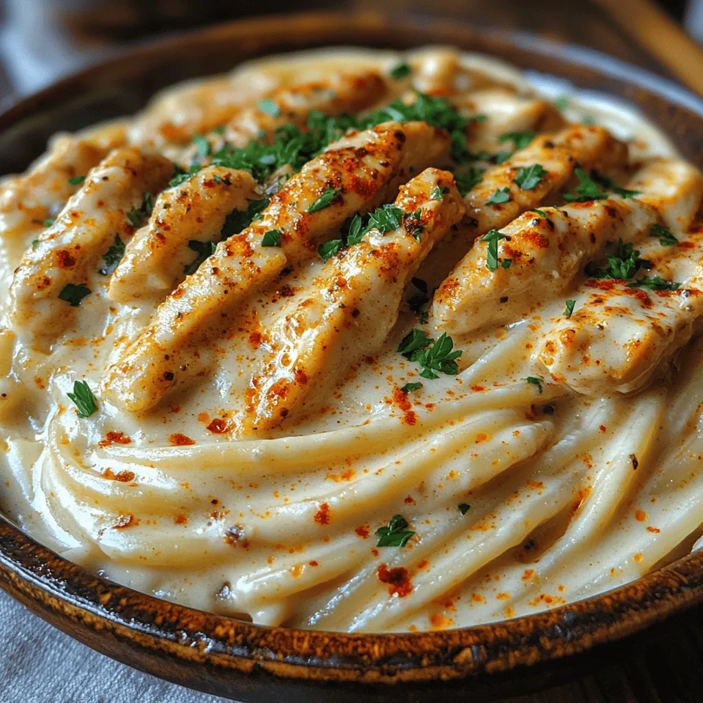 Die Küche Louisianas ist bekannt für ihre würzigen Aromen und vielfältigen Einflüsse, die sich in vielen Gerichten widerspiegeln. Unter diesen kulinarischen Meisterwerken sticht das Cremige Cajun Hühnchen Alfredo hervor. Dieses Gericht vereint die reichhaltige Cremigkeit einer klassischen Alfredo-Soße mit dem feurigen Kick von Cajun-Gewürzen, was es zu einer perfekten Wahl für alle, die eine herzhafte und zugleich köstliche Pasta-Variante suchen.