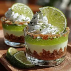Key Lime Cheesecake Cups sind nicht nur eine erfrischende, sondern auch eine köstliche Dessertoption, die sich perfekt für warme Tage eignet. Diese kleinen, cremigen Köstlichkeiten kombinieren den spritzigen Geschmack von Key-Limetten mit der samtigen Textur eines klassischen Käsekuchens, und das ganz ohne Backen! Ursprünglich stammen Key Lime Pies aus den Florida Keys, wo die kleinen, saftigen Limetten gedeihen. Dieses Dessert hat sich im Laufe der Jahre zu einem beliebten Klassiker entwickelt, der nicht nur in den USA, sondern auch international geschätzt wird.