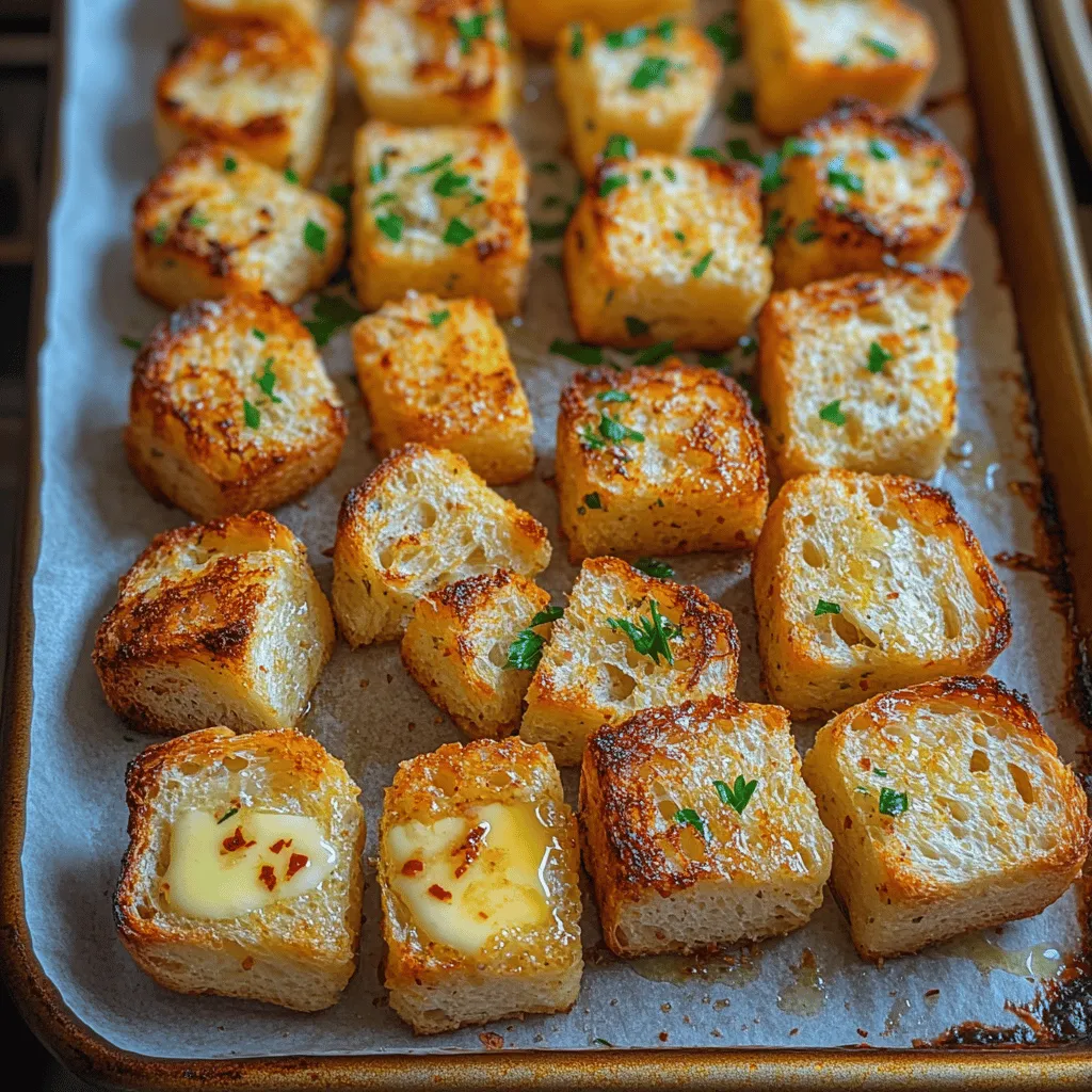 Knusprige Knoblauch-Butter-Croutons sind eine köstliche Ergänzung zu vielen Gerichten und bieten eine wunderbare Möglichkeit, altbackenes Brot zu verwerten. Diese Croutons sind nicht nur einfach zuzubereiten, sondern auch unglaublich vielseitig – sie können Salaten, Suppen oder sogar als Snack für zwischendurch hinzugefügt werden. In der europäischen Küche, insbesondere in der französischen und italienischen, haben Croutons einen festen Platz und verleihen vielen Gerichten eine zusätzliche Textur und Geschmackstiefe.