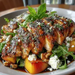 In der modernen Küche ist der gegrillte Pfirsich-Hähnchen-Salat eine beliebte Wahl, vor allem in den wärmeren Monaten. Die Kombination aus frischen, saisonalen Zutaten und dem Grillgeschmack gibt diesem Gericht eine besondere Note. Pfirsiche sind nicht nur köstlich, sondern auch reich an Vitaminen, Mineralstoffen und Antioxidantien, die zur allgemeinen Gesundheit beitragen. Das Hähnchen sorgt für eine proteinreiche Basis, die dich lange satt hält.