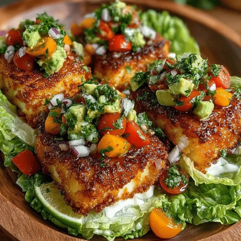 Halloumi ist ein köstlicher, salziger Käse, der für seine besondere Textur und seinen einzigartigen Geschmack bekannt ist. Ursprünglich aus Zypern stammend, erfreut sich Halloumi in den letzten Jahren zunehmender Beliebtheit in der internationalen Küche. Er ist besonders beliebt bei Vegetariern und Käseliebhabern, da er sich hervorragend zum Grillen und Braten eignet. In diesem Rezept für Crispy Halloumi Taco Lettuce Wraps kombinieren wir den herzhaften Geschmack von goldbraunem Halloumi mit frischen Zutaten, um eine leichte und gesunde Mahlzeit zu kreieren, die perfekt für jede Gelegenheit ist.