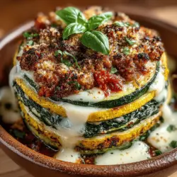 Um diese köstliche Zucchini-Lasagna-Salatschüssel zuzubereiten, benötigen Sie die folgenden Zutaten: