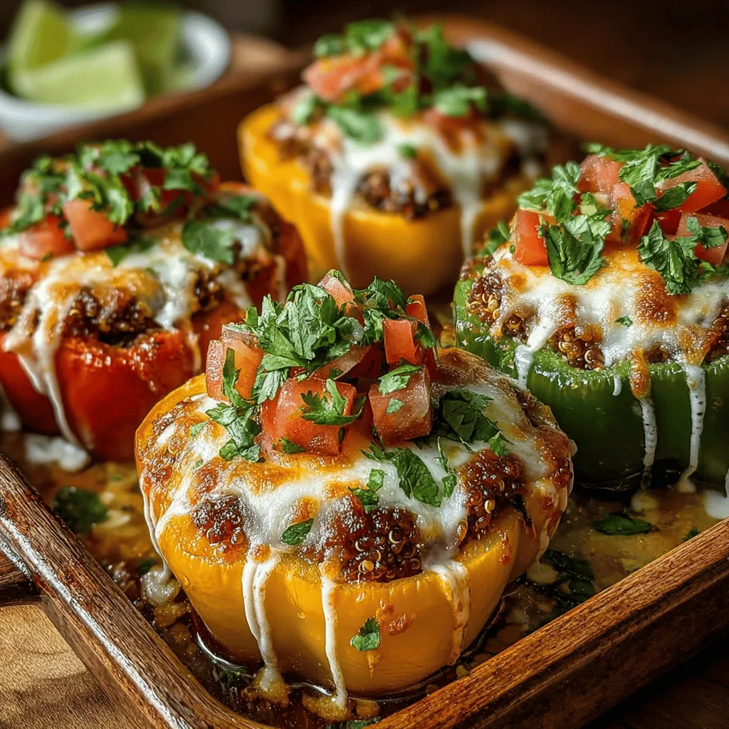 Gefüllte Mini-Paprika sind nicht nur ein Gaumenschmaus, sondern auch ein echter Blickfang auf jedem Tisch. Dieses Rezept kombiniert bunte Mini-Paprika mit einer herzhaften Füllung aus magerem Putenfleisch, Quinoa und aromatischen Gewürzen. Die Ursprünge der gefüllten Paprika reichen weit zurück und sind in vielen Kulturen zu finden, von der mediterranen bis zur mexikanischen Küche. Dieses Gericht ist nicht nur köstlich, sondern auch vielseitig und kann leicht an persönliche Vorlieben angepasst werden.