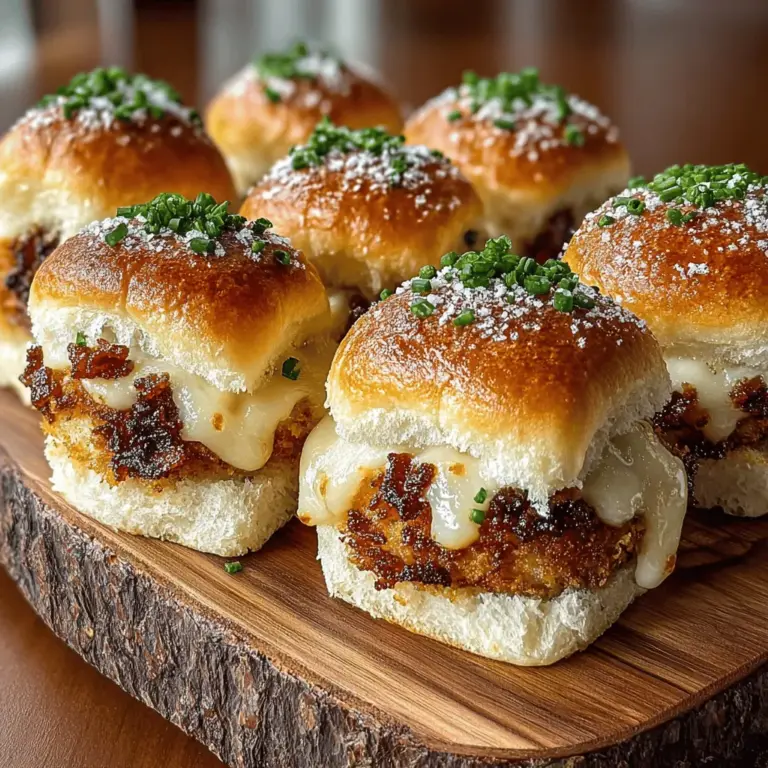 Willkommen in der köstlichen Welt der Käse-Hash-Brown-Slider-Bisse! Dieses Rezept vereint die knusprigen und herzhaften Aromen von Hash Browns mit dem leckeren Geschmack von geschmolzenem Käse und wird schnell zu einem Favoriten bei jeder Feier oder als Snack für zwischendurch. Diese kleinen Burger-Brötchen sind nicht nur einfach zuzubereiten, sondern auch unglaublich vielseitig und können je nach Vorliebe mit verschiedenen Zutaten angepasst werden.
