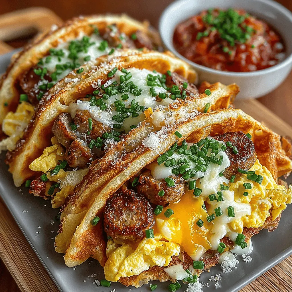 Um diese leckeren Waffel-Tacos zuzubereiten, benötigen Sie eine Mischung aus grundlegenden Zutaten, die wahrscheinlich bereits in Ihrer Küche vorhanden sind. Hier ist eine vollständige Liste der benötigten Zutaten: