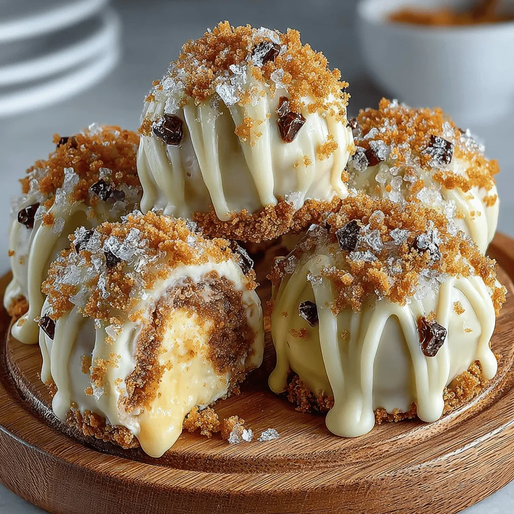 Wenn Sie auf der Suche nach einem verführerischen Dessert sind, das sowohl einfach zuzubereiten als auch unglaublich lecker ist, dann sind die No-Bake Biscoff Cheesecake Trüffel genau das Richtige für Sie! Diese kleinen Köstlichkeiten kombinieren den unverwechselbaren Geschmack der Biscoff-Kekse mit einer cremigen Käsekuchen-Füllung und einem zarten Überzug aus weißer Schokolade. Ideal für besondere Anlässe, Partys oder einfach als süßer Snack für zwischendurch – diese Trüffel sind ein absoluter Genuss.