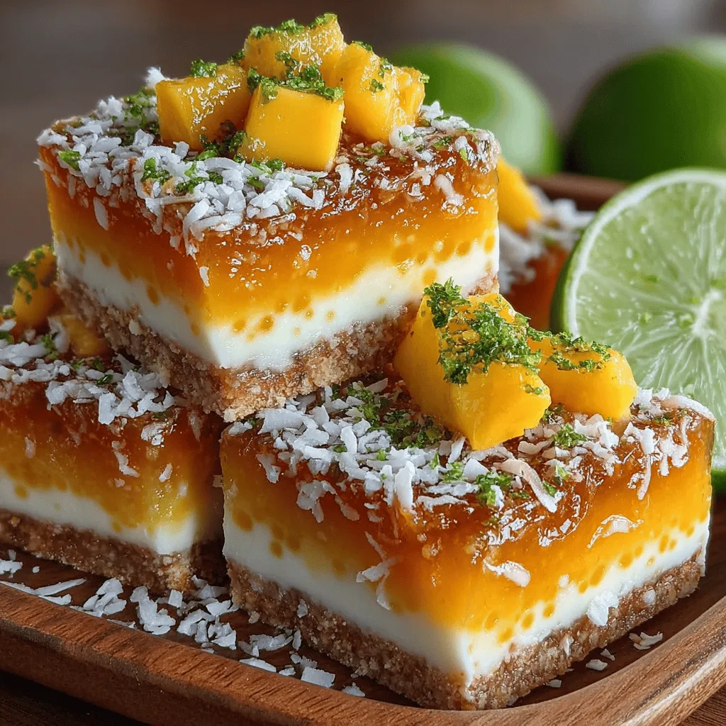 Willkommen in der aufregenden Welt der tropischen Desserts! Heute präsentiere ich Ihnen ein Rezept für Mango-Kokos-Joghurt-Riegel, das nicht nur köstlich ist, sondern auch eine gesunde Wahl für zwischendurch. Diese erfrischenden Riegel kombinieren die süße, saftige Mango mit dem cremigen Geschmack von Kokosjoghurt und sind perfekt für heiße Sommertage oder als gesunder Snack für zwischendurch.