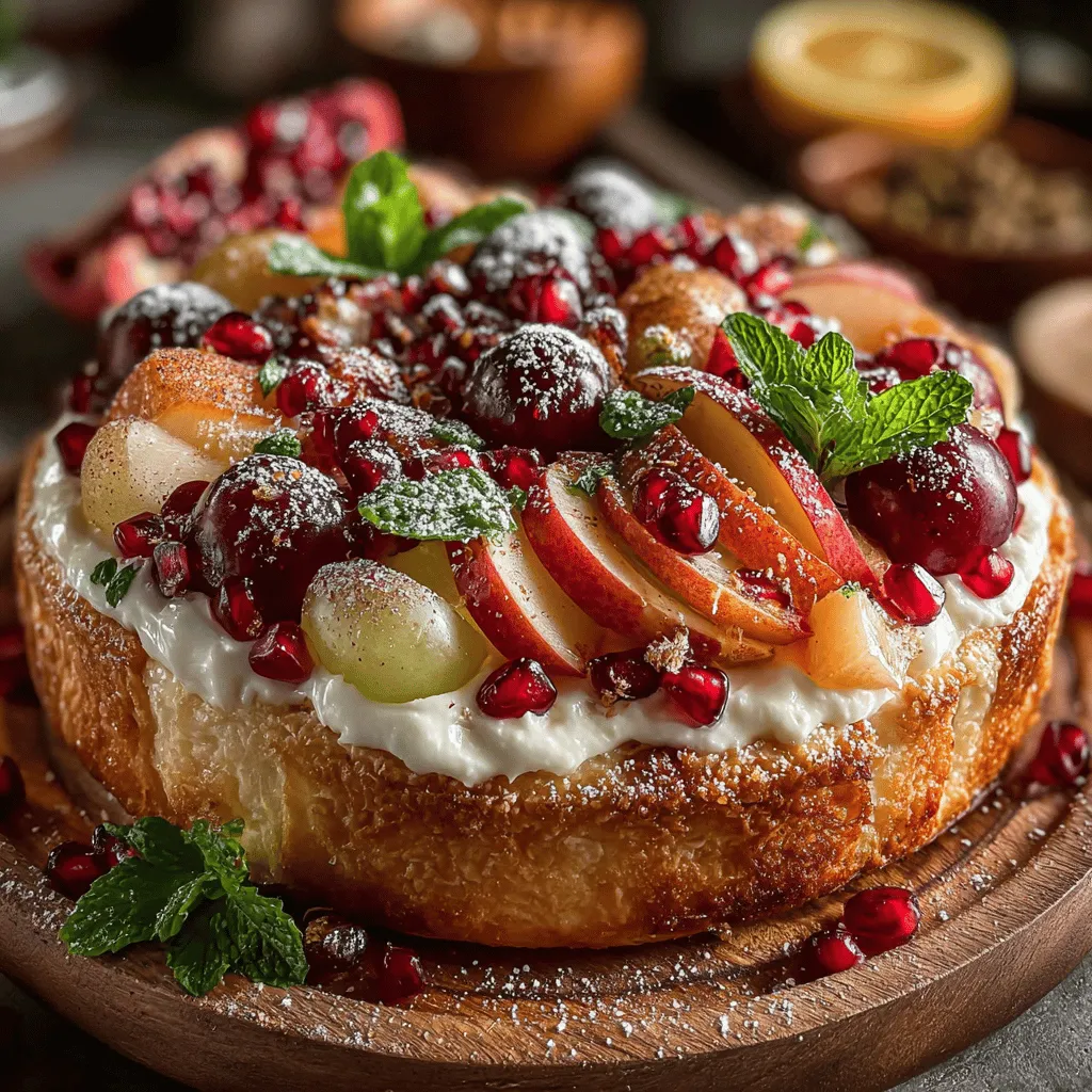 Wenn die Blätter sich in leuchtenden Farben färben und die Luft frischer wird, ist es Zeit, sich in die Küche zu begeben und das Herz eines jeden Herbstliebhabers zu erfreuen: die Herbstzauber Fruchtpizza. Dieses Rezept verbindet die Aromen der Saison mit einem süßen Keksboden, cremigem Frischkäse-Frosting und einer bunten Auswahl an herbstlichem Obst. Die Herbstzauber Fruchtpizza ist nicht nur ein Genuss für die Sinne, sondern auch eine Augenweide, die jeden Tisch aufwertet.