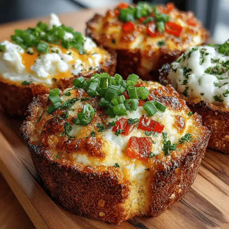 Die Käsevergnügen Mini-Ei-Toastbecher sind eine köstliche und kreative Art, Ihr Frühstück oder Brunch zu genießen. Diese kleinen, herzhaften Becher bestehen aus knusprigem Vollkornbrot, gefüllt mit einer leckeren Mischung aus Eiern, Käse und frischem Gemüse. Sie sind nicht nur optisch ansprechend, sondern auch einfach zuzubereiten, was sie zu einer perfekten Wahl für besondere Anlässe oder ein schnelles Familienfrühstück macht. In diesem Artikel werden wir die Schritte zur Zubereitung dieser Mini-Ei-Toastbecher detailliert durchgehen, die Bedeutung jeder Zutat erörtern und einige nützliche Tipps geben, um sicherzustellen, dass Ihr Gericht perfekt gelingt.