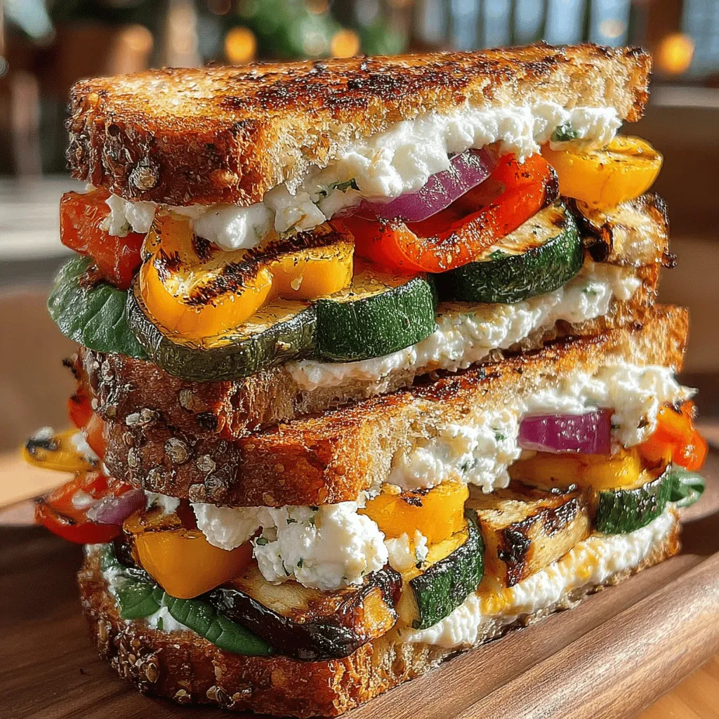 Ein Gegrilltes Gemüse Hummus Sandwich ist nicht nur schmackhaft, sondern bietet auch zahlreiche gesundheitliche Vorteile. Das Sandwich ist reich an Ballaststoffen, Vitaminen und Mineralstoffen, die aus dem frischen Gemüse stammen. Hummus, das auf Kichererbsen basiert, ist eine hervorragende Quelle für pflanzliches Eiweiß und gesunde Fette. Obendrauf ist dieses Sandwich eine wunderbare Möglichkeit, Ihre tägliche Portion Gemüse zu erhöhen, ohne dabei auf Geschmack verzichten zu müssen.