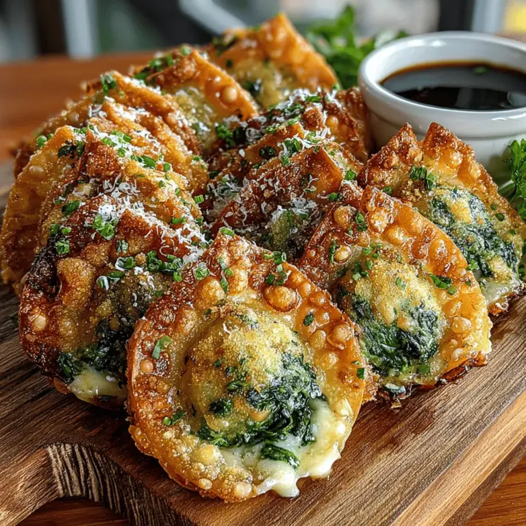 Wenn es um die Zubereitung von köstlichen Snacks und Vorspeisen geht, sind Wontons ein echter Hit. Diese kleinen, gefüllten Teigtaschen erfreuen sich nicht nur in der asiatischen Küche großer Beliebtheit, sondern haben sich auch in der modernen Küche etabliert. Besonders die Kombination aus frischem Spinat und cremigem Ricotta-Käse in knusprigen Wontons ist ein wahrer Genuss. Diese knusprigen Spinat-Ricotta-Wontons aus der Heißluftfritteuse sind nicht nur einfach zuzubereiten, sondern bieten auch eine gesunde und schmackhafte Option für alle, die sich nach etwas Herzhaftem sehnen.