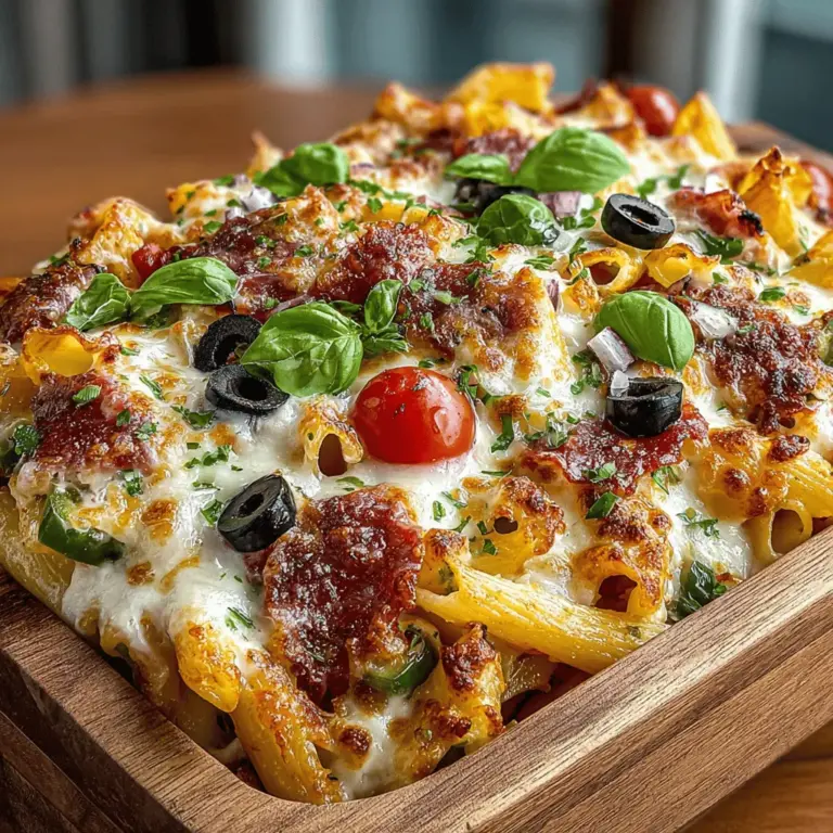 Der Charcuterie-Board-Pasta-Auflauf ist eine kreative und köstliche Kombination aus den Aromen eines traditionellen Charcuterie-Boards und der herzhaften Fülle eines Pasta-Auflaufs. Dieses Rezept bringt die beliebtesten Zutaten zusammen und verwandelt sie in ein schmackhaftes, einfach zuzubereitendes Gericht, das sich perfekt für ein Familientreffen, einen gemütlichen Abend mit Freunden oder ein entspanntes Abendessen eignet.