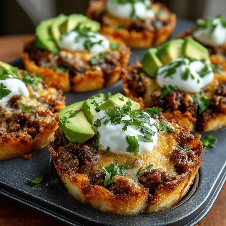 Bevor wir mit der Zubereitung beginnen, lassen Sie uns die Zutaten für diese schmackhaften Taco Cups auflisten. Sie benötigen folgende Zutaten: