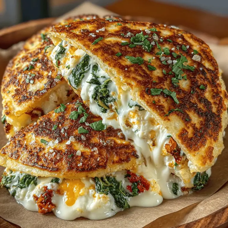 Die Käse-Spinat gefüllte Tortilla-Schmelze ist ein köstliches Gericht, das in der modernen Küche immer mehr an Beliebtheit gewinnt. Diese leckere Kombination aus frischem Spinat und cremigen Käsesorten wird in einer knusprigen Tortilla eingewickelt und im Ofen gebacken, bis der Käse schmilzt und sprudelt. Ursprünglich aus der mexikanischen Küche stammend, hat sich dieses Gericht mittlerweile zu einer beliebten Speise in vielen Ländern entwickelt, die sowohl als Hauptgericht als auch als Snack oder Appetizer genossen werden kann.