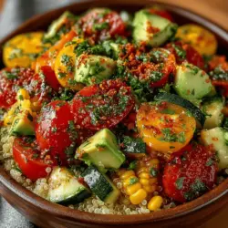 In einer Zeit, in der gesunde Ernährung und bewusster Lebensstil immer wichtiger werden, erfreuen sich Gerichte mit frischem Gemüse und Quinoa großer Beliebtheit. Quinoa, ein sogenanntes „Superfood“, ist nicht nur glutenfrei, sondern liefert auch wertvolle Nährstoffe wie Proteine, Ballaststoffe und Mineralstoffe. Kombinieren Sie das mit einer bunten Auswahl an Gemüse, und Sie erhalten nicht nur ein optisch ansprechendes Gericht, sondern auch eine nährstoffreiche Mahlzeit, die Sie mit Energie versorgt.