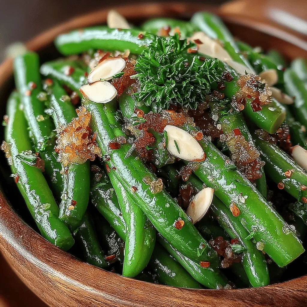 Das Rezept für Zesty Lemon Garlic Green Bean Stir Fry bietet eine erfrischende und gesunde Möglichkeit, grüne Bohnen zu genießen. Diese bunte und aromatische Beilage ist nicht nur ein Genuss für den Gaumen, sondern auch eine wahre Augenweide auf jedem Tisch. Mit der perfekten Balance aus Zitrone und Knoblauch bringt dieses Gericht die frischen Aromen des Gemüses zur Geltung und ist in nur kurzer Zeit zubereitet.