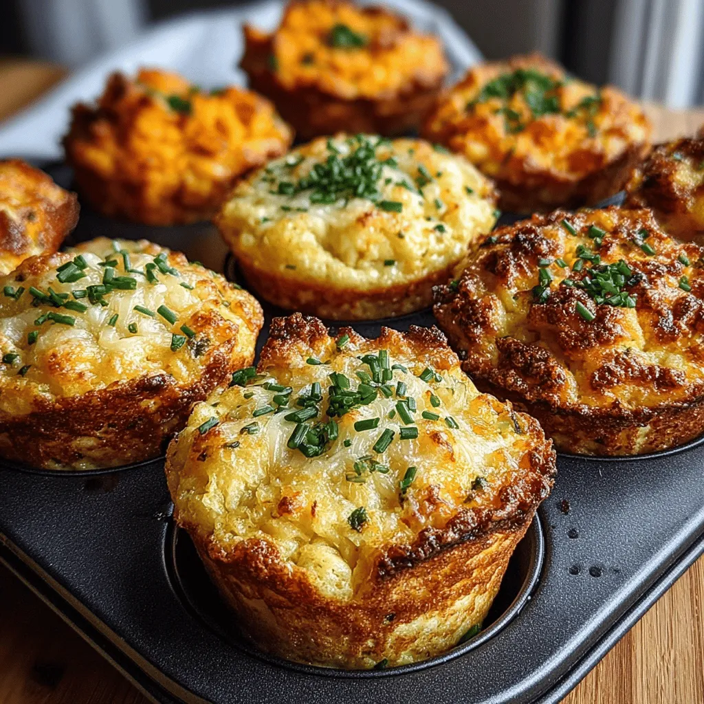 Die Cheddar Süßkartoffel-Ei-Bissen sind nicht nur eine köstliche, sondern auch eine nahrhafte Option für Frühstück oder einen Snack. Dieses Gericht vereint die süße Note der Süßkartoffeln mit dem herzhaften Geschmack von scharfem Cheddar und ist perfekt zum Mitnehmen. Es ist ideal, um einen gesunden Lebensstil zu unterstützen, ohne auf den Genuss zu verzichten. Ob für ein schnelles Frühstück, einen Brunch oder als Snack für Zwischendurch – diese kleinen Bissen sind einfach zuzubereiten und bieten eine wunderbare Mischung aus Texturen und Aromen.
