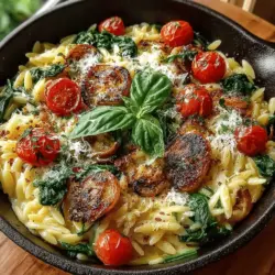 Orzo ist eine Reissorte von Pasta, die in der italienischen Küche besonders beliebt ist. Diese kleinen, körnigen Nudeln sind perfekt für das Ein-Pfannen-Gericht, da sie schnell garen und die Aromen der Brühe und Gewürze aufnehmen. Bei der Auswahl von Orzo-Nudeln sollten Sie auf die Qualität und den Inhalt achten. Vollkorn-Orzo ist eine nahrhafte Alternative, die zusätzliche Ballaststoffe bietet.