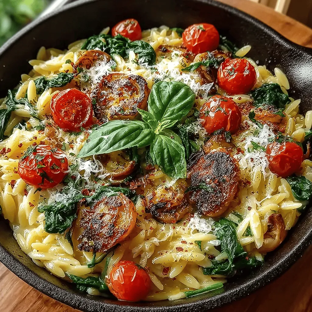 Orzo ist eine Reissorte von Pasta, die in der italienischen Küche besonders beliebt ist. Diese kleinen, körnigen Nudeln sind perfekt für das Ein-Pfannen-Gericht, da sie schnell garen und die Aromen der Brühe und Gewürze aufnehmen. Bei der Auswahl von Orzo-Nudeln sollten Sie auf die Qualität und den Inhalt achten. Vollkorn-Orzo ist eine nahrhafte Alternative, die zusätzliche Ballaststoffe bietet.