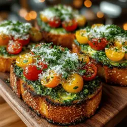 Zucchini-Basilikum-Pesto-Toast ist nicht nur ein einfaches Gericht, sondern auch eine wunderbare Möglichkeit, frische und gesunde Zutaten in Ihre Ernährung zu integrieren. Dieses Rezept kombiniert die Aromen von frischem Basilikum und Zucchini zu einem cremigen Pesto, das auf knusprigem Brot serviert wird. Ideal für ein leichtes Mittagessen oder als Appetizer bei einer geselligen Runde, ist dieses Gericht nicht nur lecker, sondern auch unglaublich vielseitig und einfach zuzubereiten.
