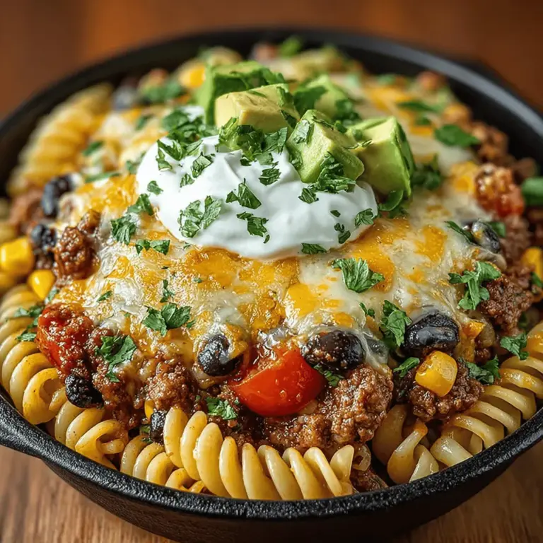 In der heutigen schnelllebigen Welt neigen viele dazu, Rezepte zu bevorzugen, die nicht nur schmackhaft, sondern auch zeitsparend sind. Die Taco-Pasta-Fusion ist entstanden, um diesen Bedürfnissen gerecht zu werden. Es ist nicht nur eine praktische Lösung für die Abendessenplanung, sondern auch eine Möglichkeit, kreative Kochkünste zu entfalten. Taco Tuesday Pasta Fiesta ist ein perfektes Beispiel dafür, wie wir traditionelle Gerichte neu interpretieren können, um eine aufregende und einzigartige Erfahrung zu schaffen.