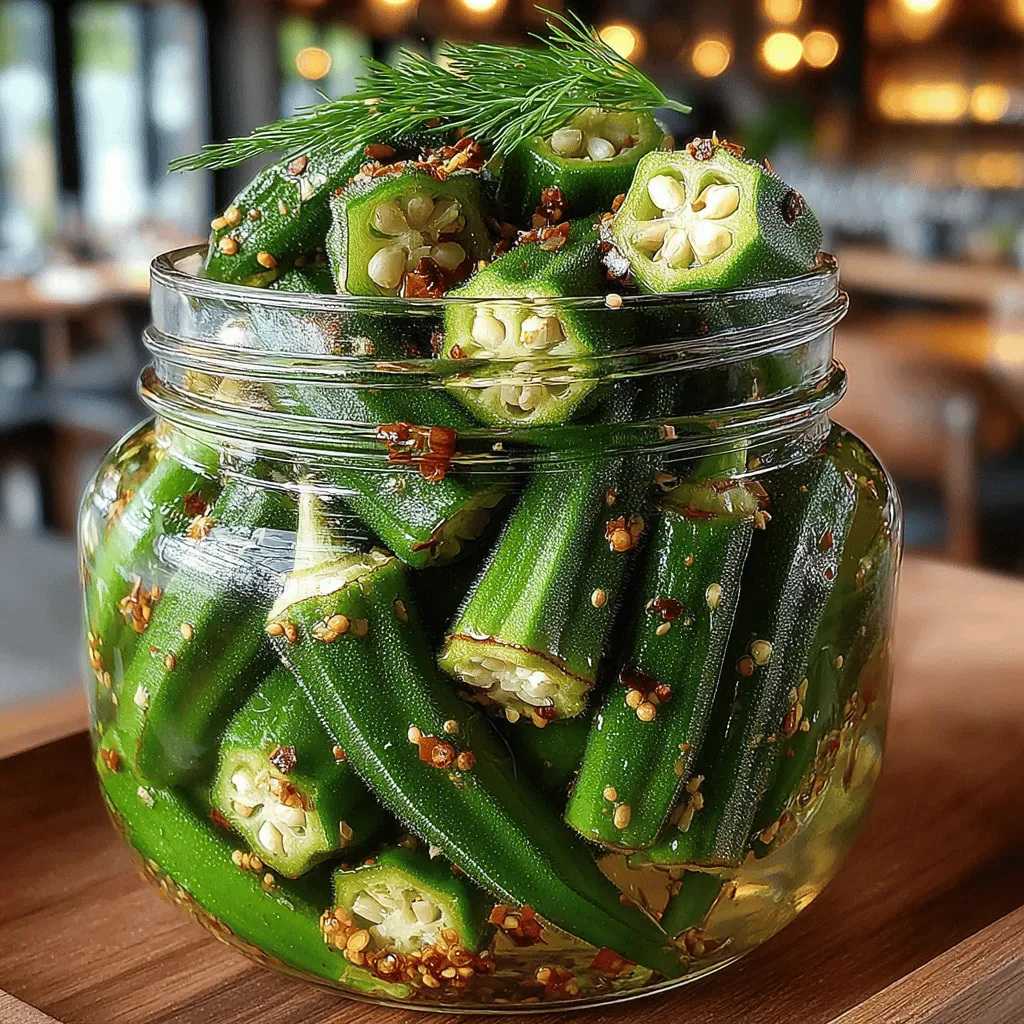 Okra, auch als „Ladyfinger“ bekannt, ist eine Gemüsesorte, die nicht nur durch ihre einzigartigen Eigenschaften besticht, sondern auch durch ihre gesundheitlichen Vorteile. Reich an Ballaststoffen, Vitaminen und Mineralstoffen, ist sie eine hervorragende Ergänzung für eine gesunde Ernährung. Die Zubereitung von eingelegter Okra ist eine traditionelle Methode, um den Geschmack zu intensivieren und die Haltbarkeit zu verlängern. In vielen Kulturen wird eingelegtes Gemüse als wichtiger Bestandteil von Mahlzeiten angesehen und bietet eine aufregende Möglichkeit, frisches Gemüse das ganze Jahr über zu genießen.