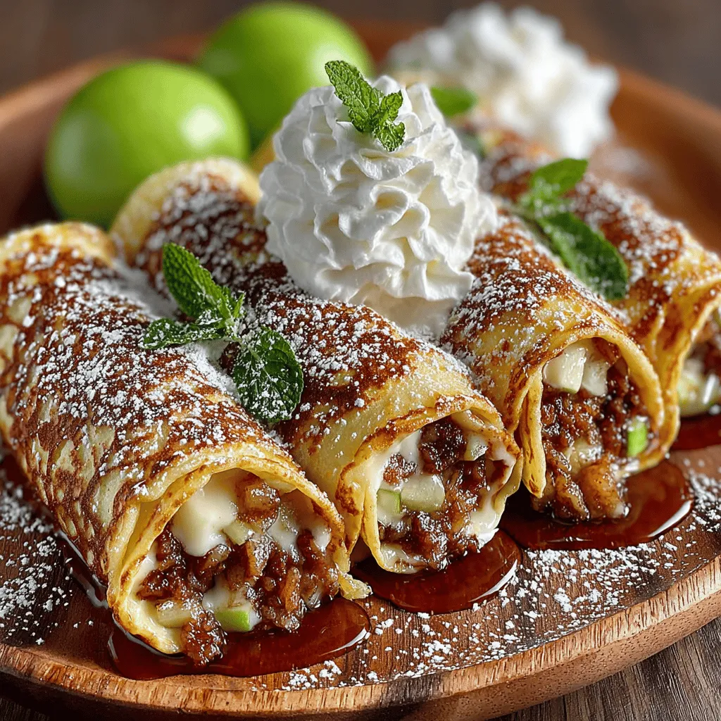 Hausgemachte Rezepte haben eine besondere Bedeutung in der kulinarischen Welt. Sie verbinden uns nicht nur mit unseren Wurzeln, sondern bringen auch die Aromen und Erinnerungen unserer Kindheit auf den Tisch. Eines dieser herzlichen und köstlichen Gerichte ist das Rezept für Apfelkuchen-Pfannkuchen-Röllchen. Dieses Gericht vereint die Weichheit von Pfannkuchen mit der Süße von Äpfeln und ist perfekt für jedes Frühstück, Brunch oder als Dessert. Egal, ob Sie Gäste bewirten oder einfach nur etwas Leckeres für sich selbst zubereiten möchten, diese Röllchen sind eine wunderbare Wahl.