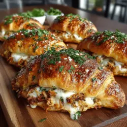 Willkommen in der köstlichen Welt der Mini Hähnchen-Pesto-Crescent-Melts! Dieses Rezept ist eine perfekte Kombination aus saftigem Hähnchenfleisch, aromatischem Pesto und geschmolzenem Käse, umhüllt von knusprigem Croissant-Teig. Ideal als Snack, Vorspeise oder für jede Gelegenheit, bei der Sie Ihre Gäste beeindrucken möchten, sind diese kleinen Köstlichkeiten nicht nur einfach zuzubereiten, sondern auch unglaublich lecker.