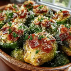 Der Ahorn-Bacon Rosenkohl Auflauf ist ein absoluter Genuss, der die Aromen von süßem Ahornsirup und herzhaftem Bacon zu einem unvergleichlichen Geschmackserlebnis vereint. Dieses Gericht ist nicht nur eine köstliche Beilage, sondern auch ein Hit bei jedem Gathering. Ob für die Feiertage, ein Familienessen oder ein entspanntes Abendessen mit Freunden, dieser Auflauf bringt sowohl Geschmack als auch eine ansprechende Präsentation auf den Tisch.