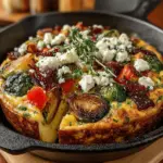 Die Ahornsirup-Röstgemüse-Frittata ist ein herzhaftes Gericht, das nicht nur geschmacklich überzeugt, sondern auch optisch ein Highlight auf jedem Tisch darstellt. Dieses Rezept kombiniert die Süße des Ahornsirups mit dem erdigen Geschmack von geröstetem Gemüse, was eine harmonische Geschmackskombination ergibt. Frittatas sind in der italienischen Küche verwurzelt und bieten eine vielseitige Möglichkeit, Eier mit verschiedenen Zutaten zu kombinieren. Sie sind perfekt für Frühstück, Brunch oder sogar als leichtes Abendessen.