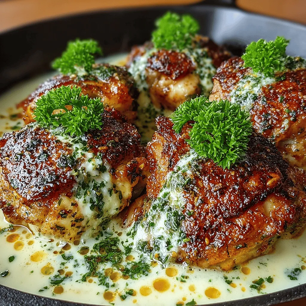 In der modernen Küche spielen Rezepte eine zentrale Rolle, um kreative und köstliche Gerichte zuzubereiten, die sowohl den Gaumen erfreuen als auch die Sinne ansprechen. Das heutige Rezept für cremige Knoblauch-Parmesan-Hühnchenschenkel ist nicht nur ein wahrer Genuss, sondern lässt sich auch einfach in den hektischen Alltag integrieren. Die Kombination aus zartem Hühnchen, aromatischem Knoblauch und cremigem Parmesan macht dieses Gericht zu einem Favoriten für Familienessen, Dinnerpartys oder ein gemütliches Abendessen zu Hause.