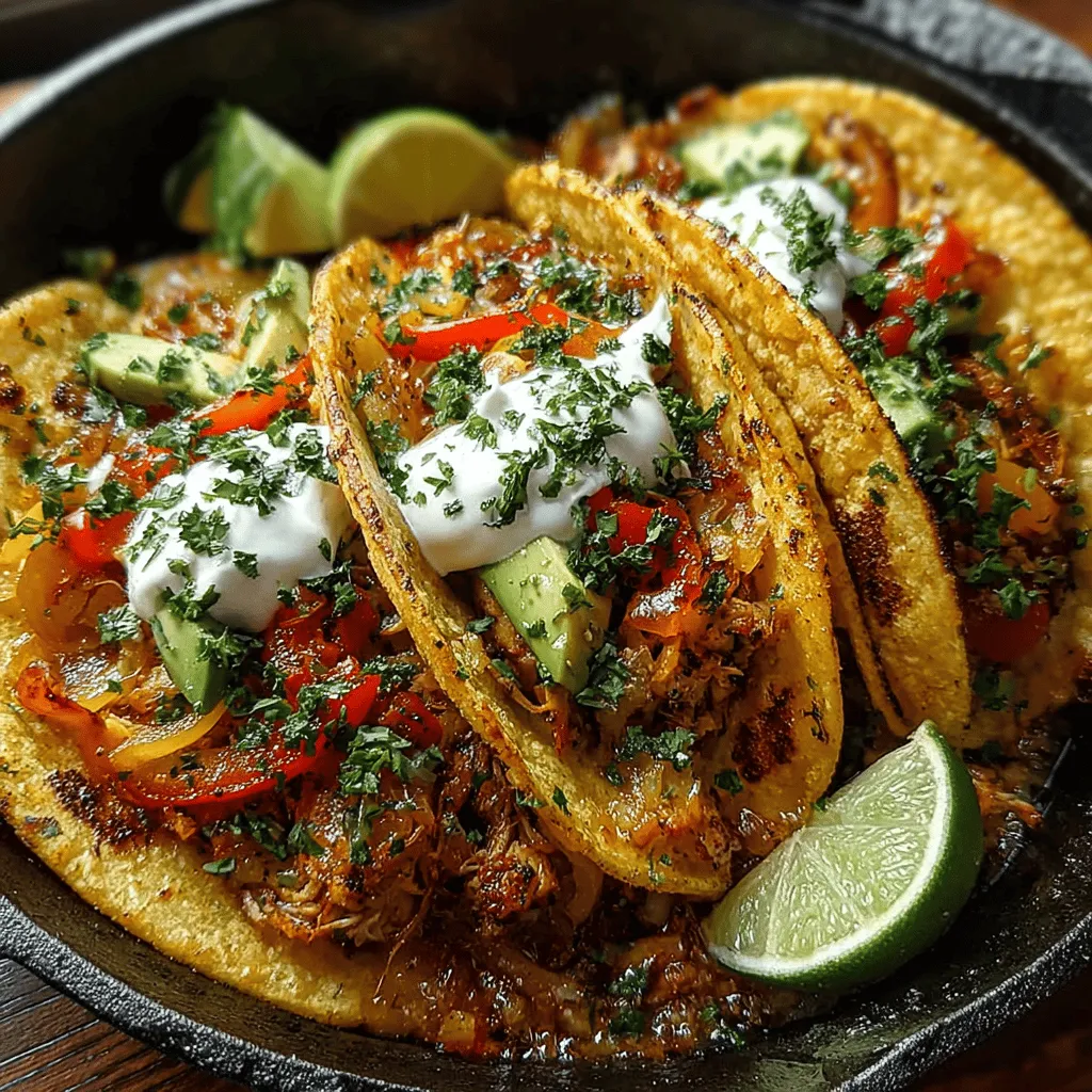 Willkommen zu einem aufregenden kulinarischen Erlebnis mit unseren Zesty Skillet Chicken Fajitas! Dieses Rezept vereint den herzhaften Geschmack von zartem Hähnchenfleisch mit einer bunten Mischung aus frischem Gemüse und aromatischen Gewürzen. Fajitas sind nicht nur ein Klassiker der mexikanischen Küche, sondern auch ein beliebtes Gericht in vielen Haushalten weltweit. Sie sind perfekt für gesellige Abende mit Freunden und Familie oder einfach für eine schnelle und gesunde Mahlzeit unter der Woche.